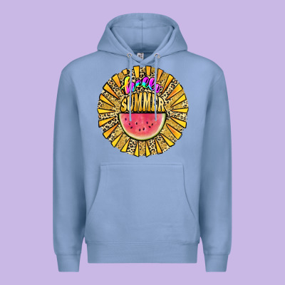 Hello Summer Premium Hoodie Designed By Jahusdesignshop