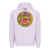 Lilac hello summer Premium Hoodie - JahusDesignShop