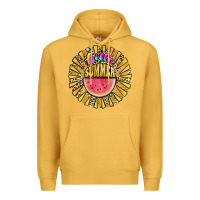 Mustard hello summer Premium Hoodie - JahusDesignShop