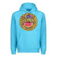 Ocean Blue hello summer Premium Hoodie - JahusDesignShop
