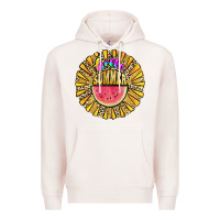 Pale Pink hello summer Premium Hoodie - JahusDesignShop