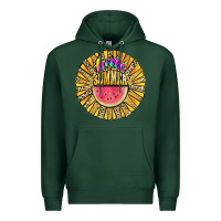 Sports Green hello summer Premium Hoodie - JahusDesignShop