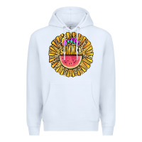 White hello summer Premium Hoodie - JahusDesignShop