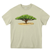 Mossy acacia tree Heavy Core Tee - LillyAllenDesigns