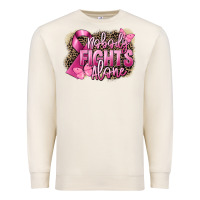 Sandshell Nobody fights alone Cancer Premium Sweatshirt - FaDigitalArtStudio