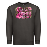 Smoke Nobody fights alone Cancer Premium Sweatshirt - FaDigitalArtStudio