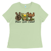 Matcha peace love camel Ladies Tee - LillyAllenDesigns