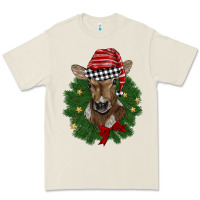 Bone christmas wreath baby calf Premium Tee - BarkalooDesign