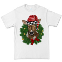 Christmas Wreath Baby Calf Premium Tee | Teevron