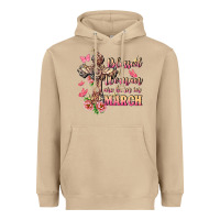 Mushroom Blessed women are born in March Heavyweight Hoodie - FaDigitalArtStudio