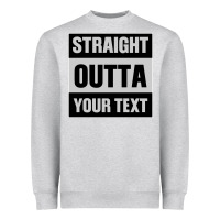 Heather Grey Straight Outta Your Text Heavyweight Sweatshirt - Bettercallsaul
