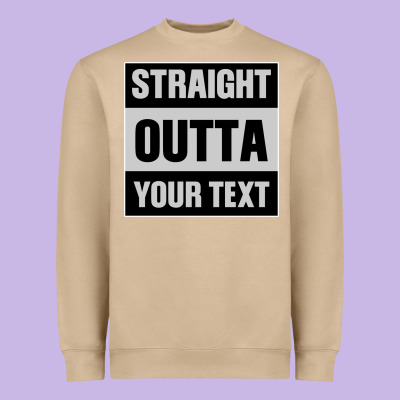 Straight Outta Your Text Heavyweight Sweatshirt Designed By Bettercallsaul