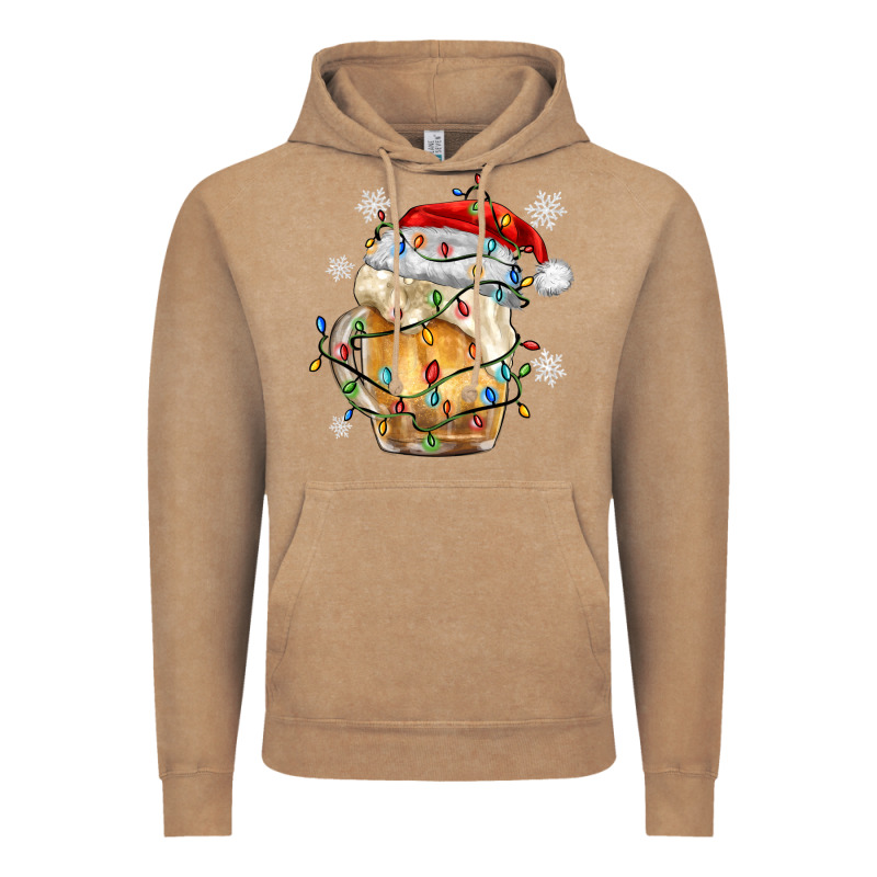 Christmas Beer Vintage Hoodie by MaliasSmallBusiness | Teevron