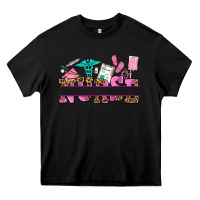 Black nurse custom name Heavy Core Tee - AdoDesignShop