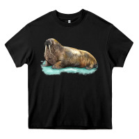 Black Walrus Heavy Core Tee - LillyAllenDesigns