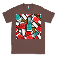 Chestnut nail polish with glitter seamless pattern bbs Classic Tee - BundleAndBundleShop