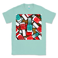 Seafoam nail polish with glitter seamless pattern bbs Classic Tee - BundleAndBundleShop