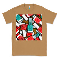 Toasted Coconut nail polish with glitter seamless pattern bbs Classic Tee - BundleAndBundleShop