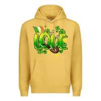 Antique Gold Love St. Patrick's Day Premium Hoodie - HowdyJamesFarm
