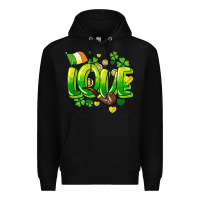 Black Love St. Patrick's Day Premium Hoodie - HowdyJamesFarm