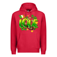 Cardinal Love St. Patrick's Day Premium Hoodie - HowdyJamesFarm
