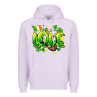 Lilac Love St. Patrick's Day Premium Hoodie - HowdyJamesFarm