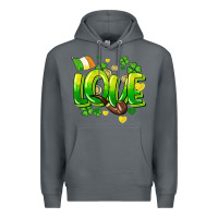 Rock Love St. Patrick's Day Premium Hoodie - HowdyJamesFarm
