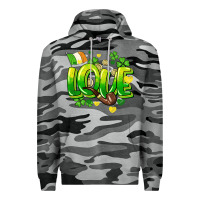 Slate Camo Love St. Patrick's Day Premium Hoodie - HowdyJamesFarm