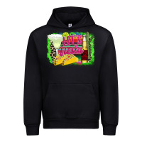 Black Lets Fiesta Urban Hoodie - CowhideDigitalArt