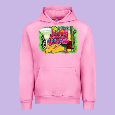 Lets Fiesta Urban Hoodie Designed By Cowhidedigitalart