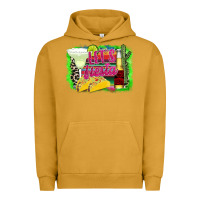 Pigment Peanut Butter Lets Fiesta Urban Hoodie - CowhideDigitalArt