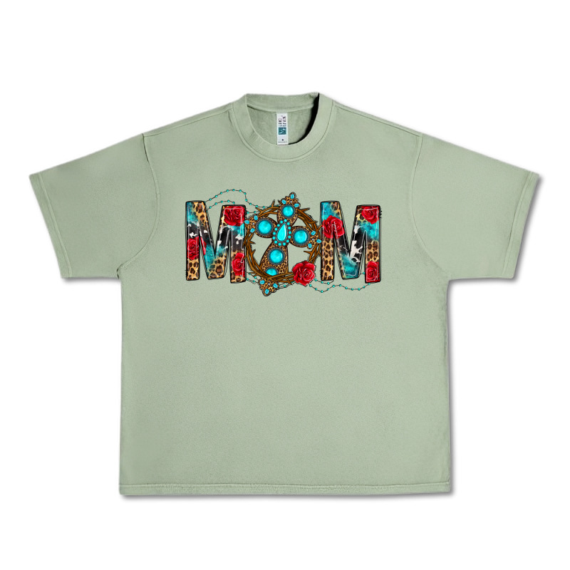 Western Mom With Cross Urban Heavy Tee by BundleAndBundleShop | Teevron