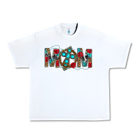 White Western Mom With Cross Urban Heavy Tee - BundleAndBundleShop