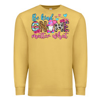 Antique Gold be kind gnome matter what Premium Sweatshirt - OliviaCreatesArt