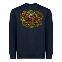 Navy christmas rodeo Heavyweight Sweatshirt - RanaPortraitStore