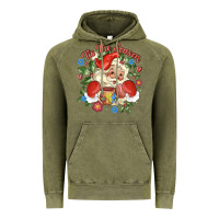 Vintage Olive mexican santa Vintage Hoodie - MaliasSmallBusiness