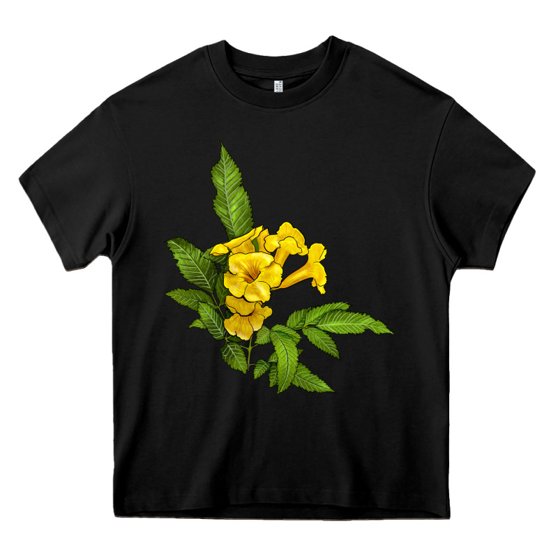 Yellow Elder Flower Heavy Core Tee by LillyAllenDesigns | Teevron