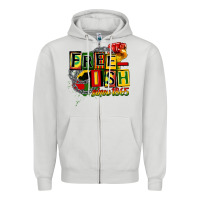 Dove Grey free ish since 1865 Zipper Hoodie - CowGirlArtShop