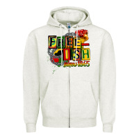 Oatmeal Heather free ish since 1865 Zipper Hoodie - CowGirlArtShop