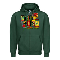 Sports Green free ish since 1865 Zipper Hoodie - CowGirlArtShop