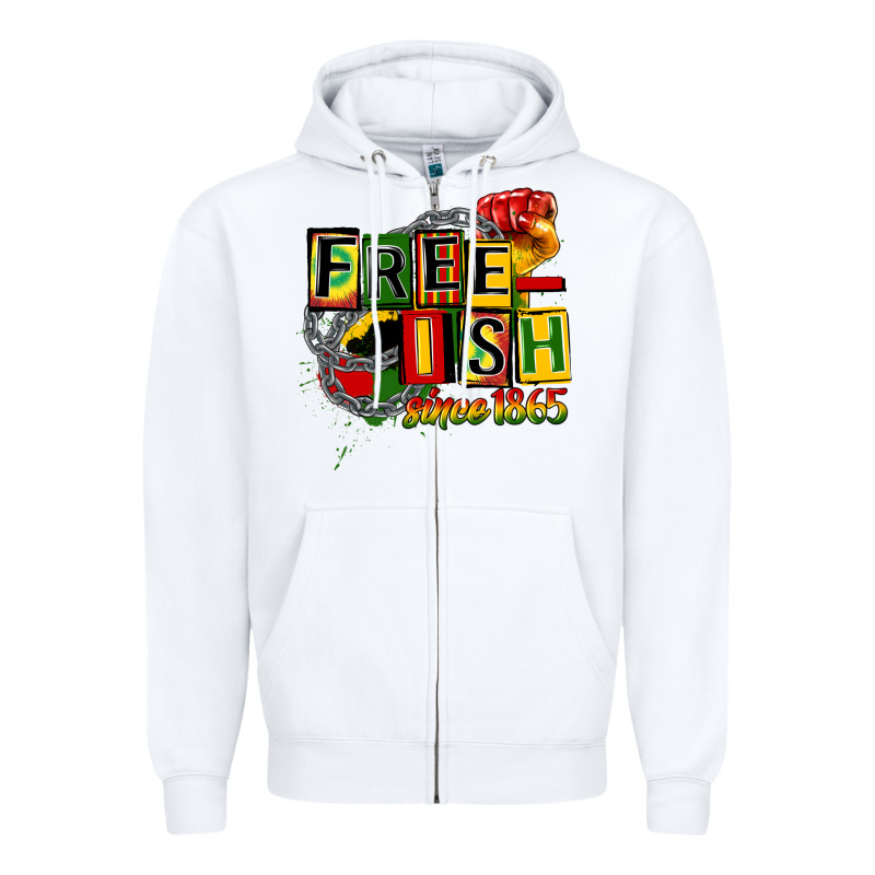Free Ish Since 1865 Zipper Hoodie by CowGirlArtShop | Teevron