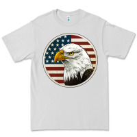 Dove Grey American Bald Eagle Premium Tee - Jasminsmagicworld