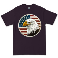 Plum American Bald Eagle Premium Tee - Jasminsmagicworld
