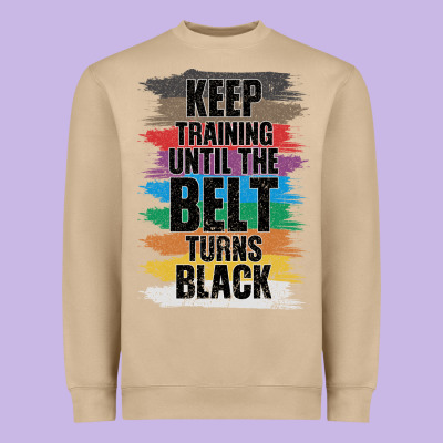 Black Belt Martial Art Training Karate Taekwondo Heavyweight Sweatshirt Designed By Bettercallsaul