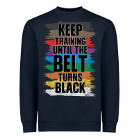 Navy Black Belt Martial Art Training Karate TaeKwonDo Heavyweight Sweatshirt - Bettercallsaul