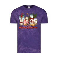 Cloud Purple santa fuel merry christmas Vintage Tee - MaliasSmallBusiness