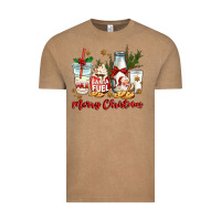 Vintage Coffee santa fuel merry christmas Vintage Tee - MaliasSmallBusiness
