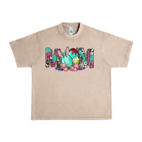 French Oak Western Mom With Easter Urban Heavy Tee - BundleAndBundleShop