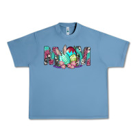 Pebble Blue Western Mom With Easter Urban Heavy Tee - BundleAndBundleShop