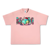 Salmon Western Mom With Easter Urban Heavy Tee - BundleAndBundleShop
